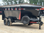 Dura Haul 16' BP Roll Off Bundle (2) 7k Axles + Bin 4' Walls KOBP16