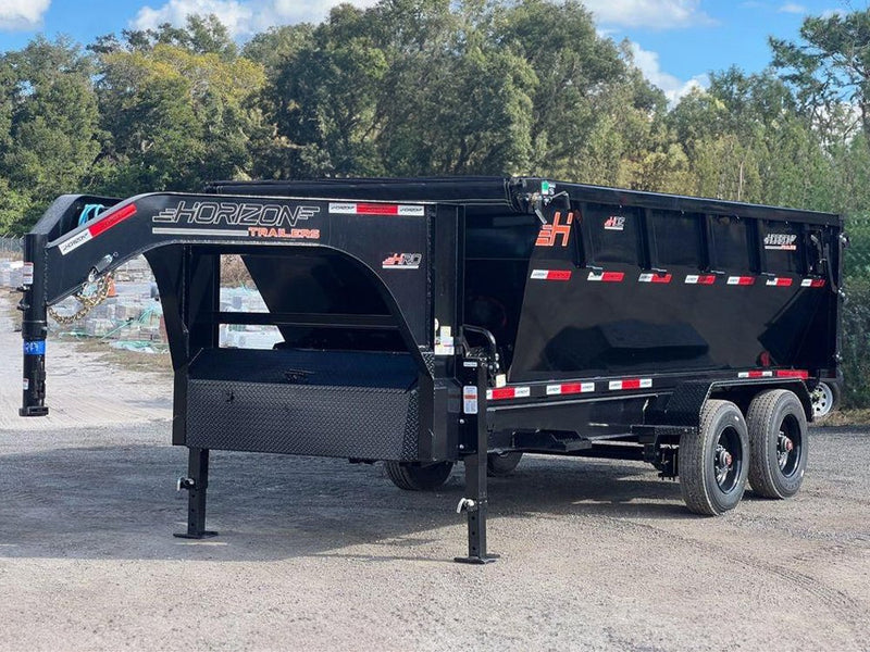 Horizon 16' HRD GN Roll off Bundle (2) 10k Axles + Bin 4' Walls D16104