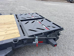 20' Iron Bull EWB Bumper Pull Equipment Trailer Mega Ramps - (2) 7,000 lb Axles 112667