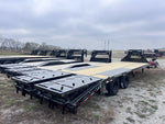 30' Iron Bull FLG Gooseneck Deckover Trailer Mega Ramps - (2) 10,000 lb Axles 914366