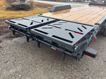24' Iron Bull EWB Bumper Pull Equipment Trailer Mega Ramps - (2) 7,000 lb Axles 111299