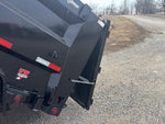 14' x 83" Iron Bull DTB Bumper Pull Dump Trailer 48" Side Walls - (2) 7,000 lb Axles, Telescopic 110771