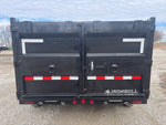14' x 83" Iron Bull DTB Bumper Pull Dump Trailer 48" Side Walls - (2) 7,000 lb Axles, Telescopic 110771