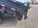 16' x 83" Iron Bull DWB Bumper Pull Dump Trailer 24" Side Walls - (2) 7,000 lb Axles 110834