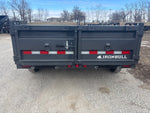 14' x 83" Iron Bull DWB Bumper Pull Dump Trailer 24" Side Walls - (2) 7,000 lb Axles 105969