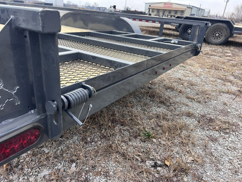 14' x 83" Iron Bull UTB Bumper Pull Utility Trailer - (2) 3,500 lb Axles 112464