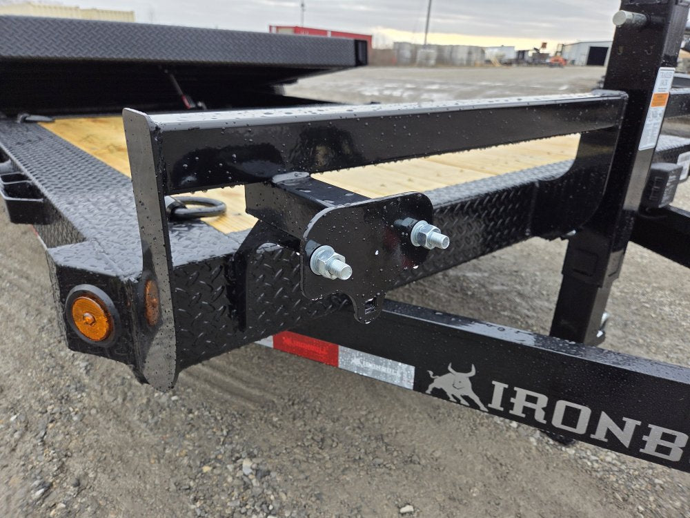22' Iron Bull TLB Bumper Pull Equipment Tilt Trailer - (2) 7,000 lb Axles 112910