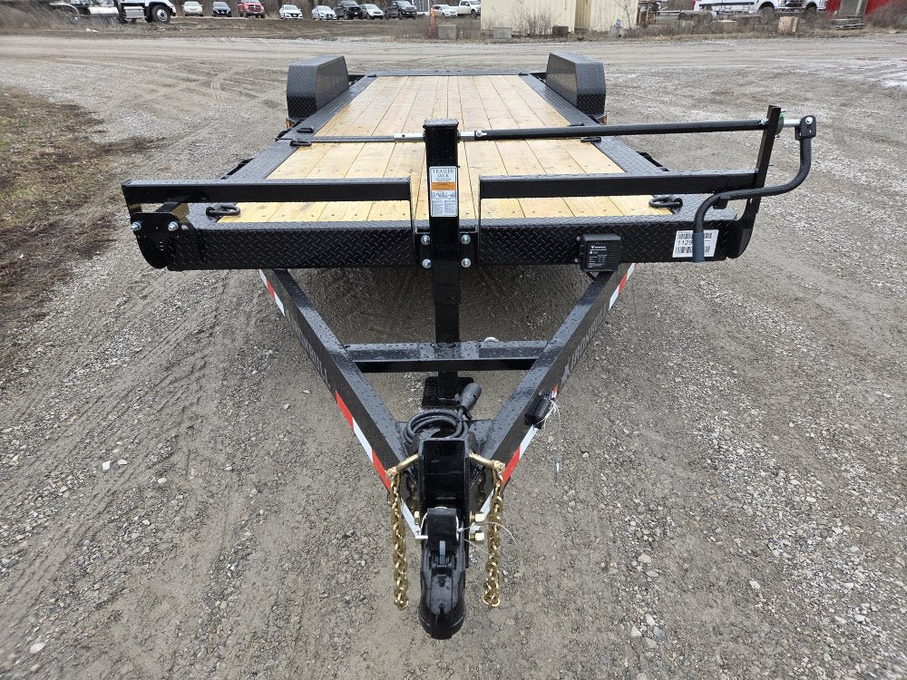 22' Iron Bull TLB Bumper Pull Equipment Tilt Trailer - (2) 7,000 lb Axles 112909