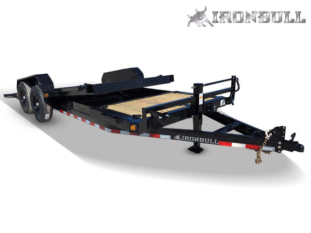 20' Iron Bull TLB Bumper Pull Equipment Tilt Trailer - (2) 7,000 lb Axles 112864