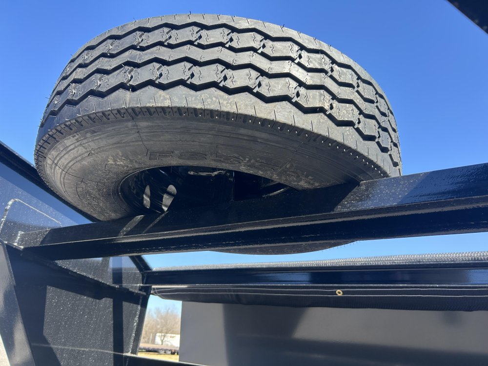 14' Stryker SDT Gooseneck Dump Trailer 48" Side Walls - (2) 7k Axles 3931