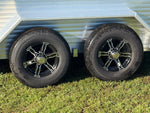 Black Stockman Express 6'6" Tall (2) 3500lb Axles KC2669