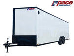 8.5 x 24 Journey SE Flat Top Sloped V Nose Car Hauler (2) 5200 lbs Axles 131283