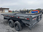 14' Stryker EDT Bumper Pull Dump Trailer 20" Side Walls - (2) 7k Axles 4055
