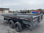 14' Stryker EDT Bumper Pull Dump Trailer 20" Side Walls - (2) 7k Axles 4055