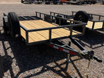 14' Utility Trailer (1) 3.5K Axle, 77" Wide 4' Gate 4159