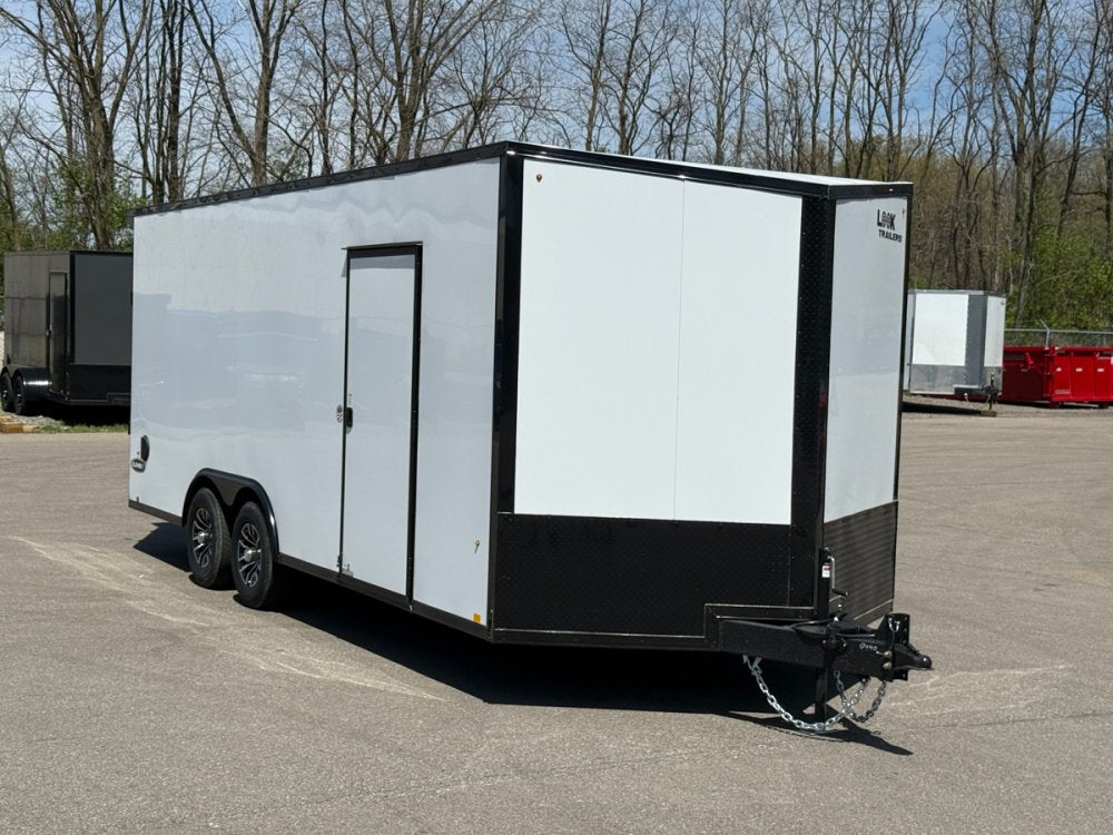8.5 x 20 Look Trailers Element SE Flat Top V Nose Enclosed Trailer - (2) 5.2k lb Axles 140440