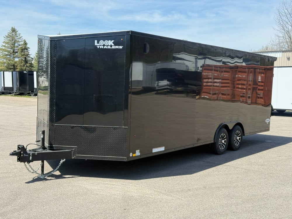 8.5 x 24 Look Trailers Element SE Flat Top V Nose Enclosed Trailer - (2) 5.2k lb Axles 140442