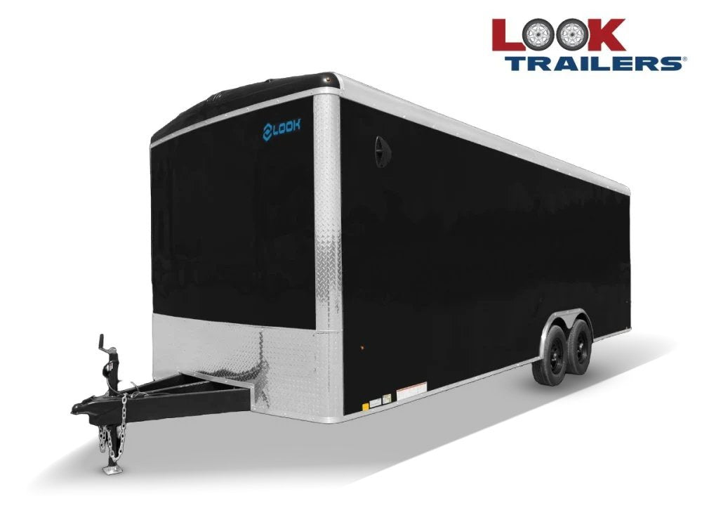8.5 x 20 Look Trailers Element SE Flat Top V Nose Enclosed Trailer - (2) 5.2k lb Axles 140439