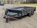16' Dura-Haul DRL Bumper Pull Dump Trailer 24" Side Walls - (2) 8K Axles 11632