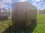 6 x 12 Outback DLX Flat Top V Nose (1) - 3500 lb Axle 140281