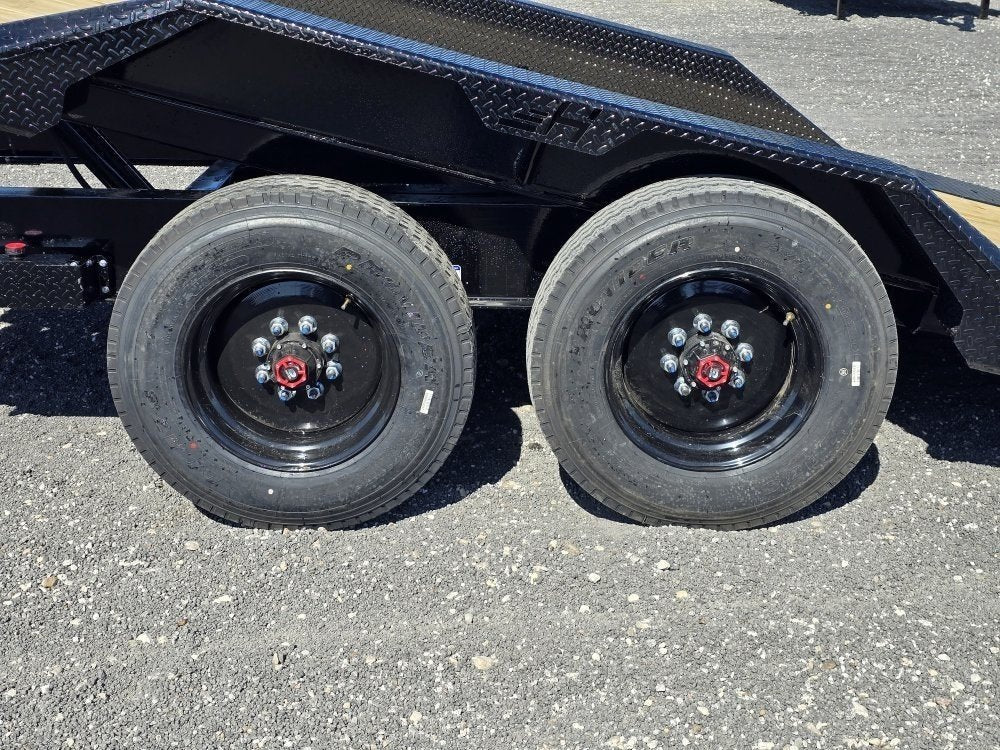 24' Horizon HET Bumper Pull Equipment Tilt Trailer Drive Over Fenders - (2) 10K Axles 15463
