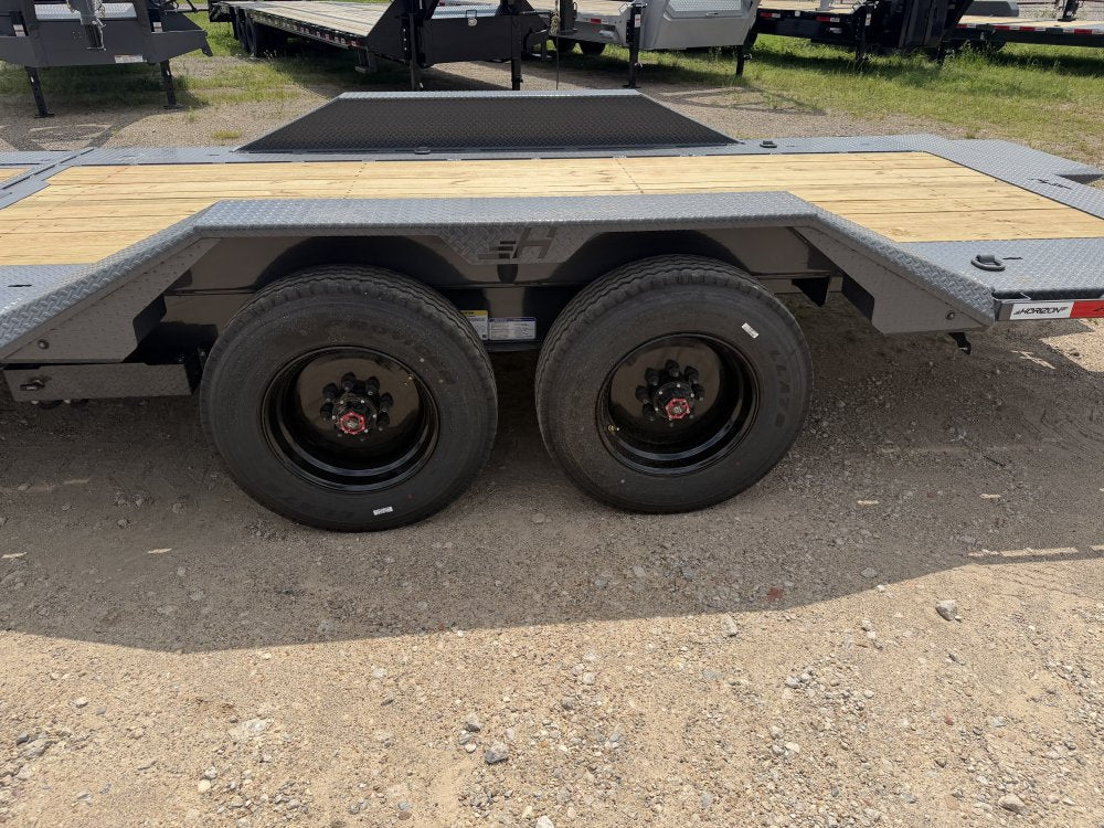 22' Horizon HET Bumper Pull Equipment Tilt Trailer Drive Over Fenders - (2) 10K Axles 15468