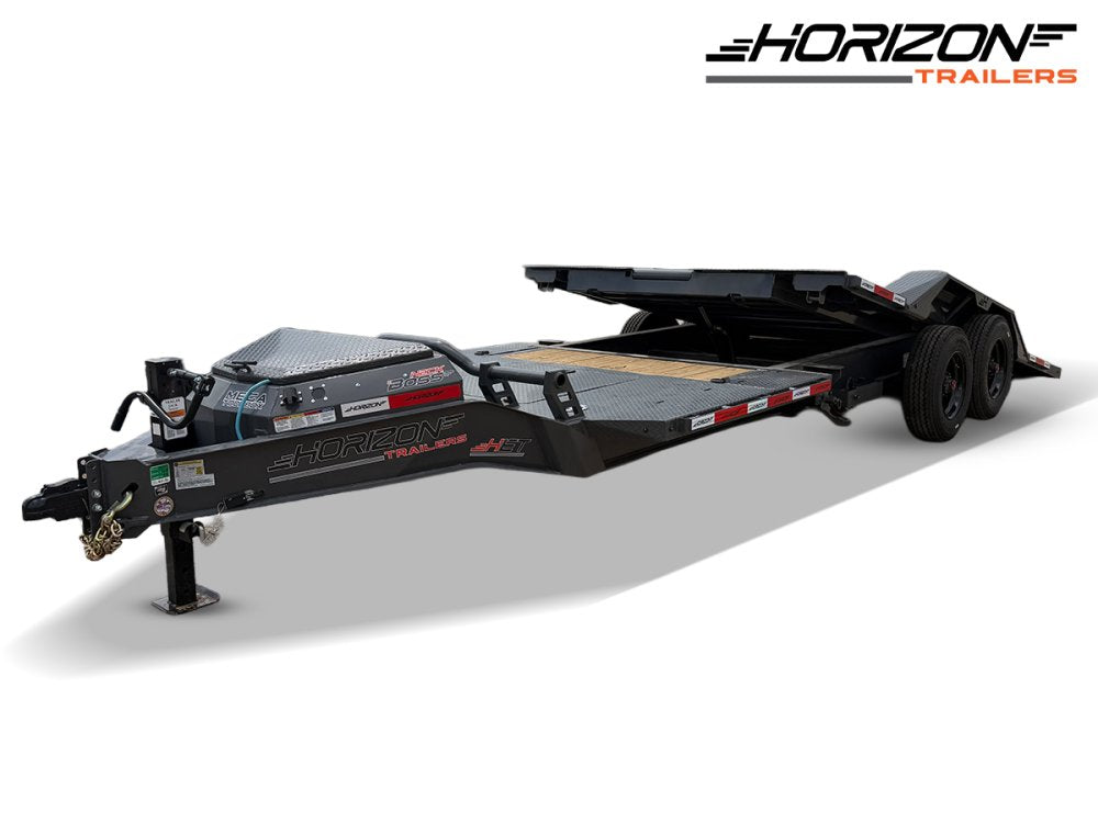 22' Horizon HET Bumper Pull Equipment Tilt Trailer Drive Over Fenders - (2) 10K Axles 15468