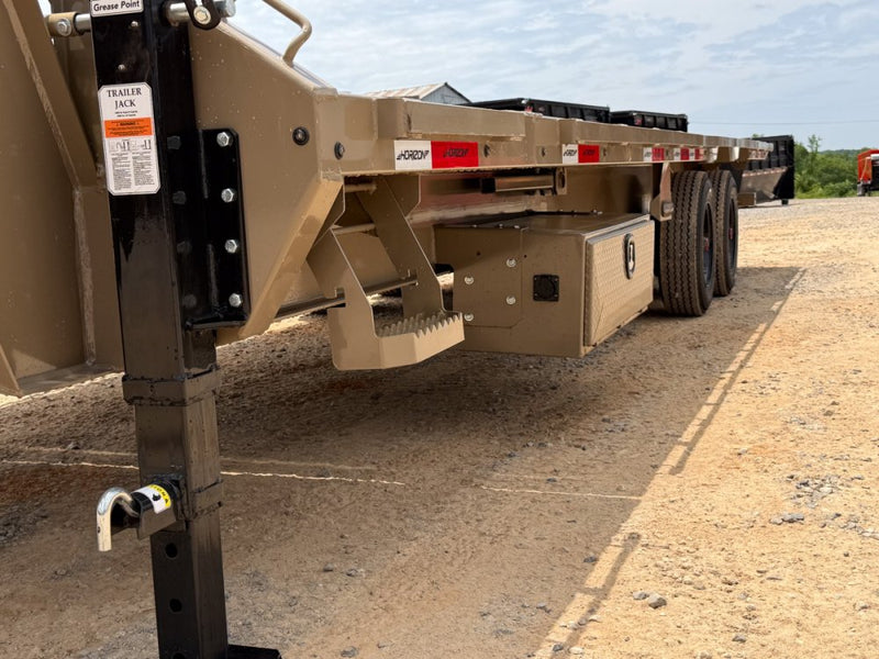 28' Horizon FTS Gooseneck Hydraulic Deckover Tilt Trailer - 10K Axles 16528