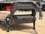 36' Horizon FTZ Gooseneck Hotshot Non-CDL Deckover Trailer Mega Ramps - (2) 7k Axles 16234