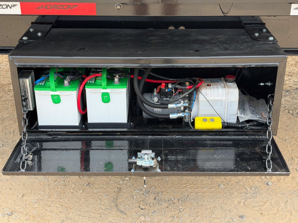 28' Horizon FTS Bumper Pull Hydraulic Deckover Tilt Trailer - 10K Axles 15102