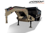 20 Horizon HZH Gooseneck Dump Trailer 48" Side Walls Hydraulic Jacks - (2) 12k Axles 16723