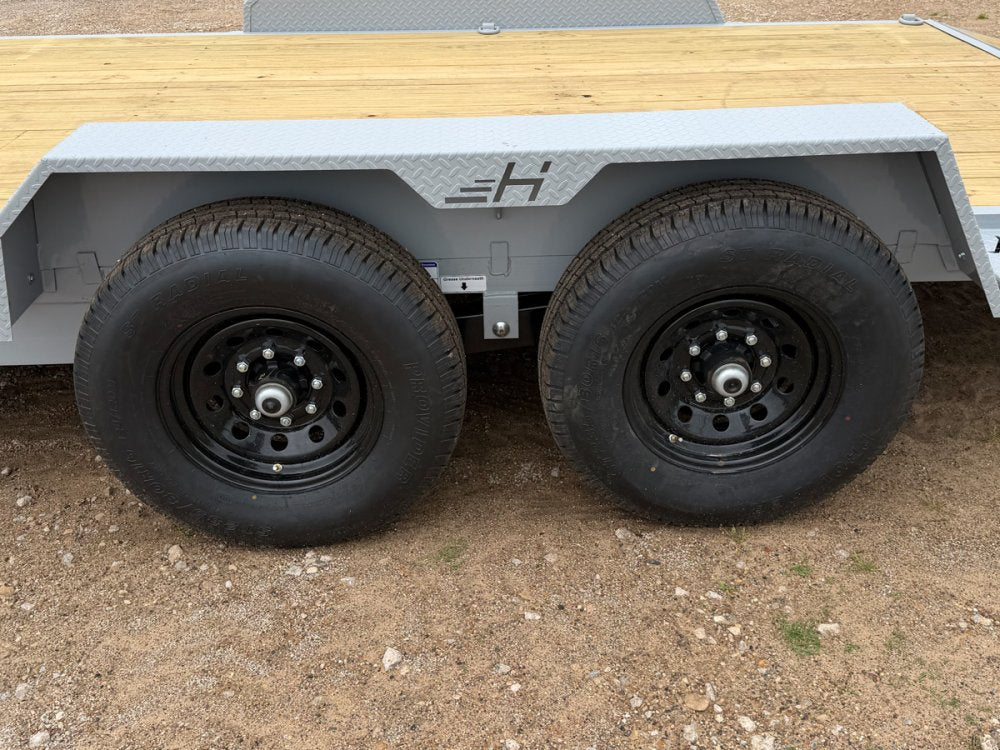22' Horizon ECZ Bumper Pull Equipment Trailer - (2) 7K Axles 16263