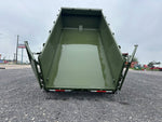 14' Horizon LZ7 Bumper Pull Dump Trailer 42" Side Walls Telescopic Lift Hydraulic Jacks - (2) 7k Axl 14681