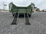 14' Horizon LZ7 Bumper Pull Dump Trailer 42" Side Walls Telescopic Lift Hydraulic Jacks - (2) 7k Axl 14681