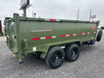 14' Horizon LZ7 Bumper Pull Dump Trailer 42" Side Walls Telescopic Lift Hydraulic Jacks - (2) 7k Axl 14681