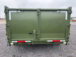14' Horizon LZ7 Bumper Pull Dump Trailer 42" Side Walls Telescopic Lift Hydraulic Jacks - (2) 7k Axl 14681