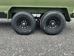 14' Horizon LZ7 Bumper Pull Dump Trailer 42" Side Walls Telescopic Lift Hydraulic Jacks - (2) 7k Axl 14681