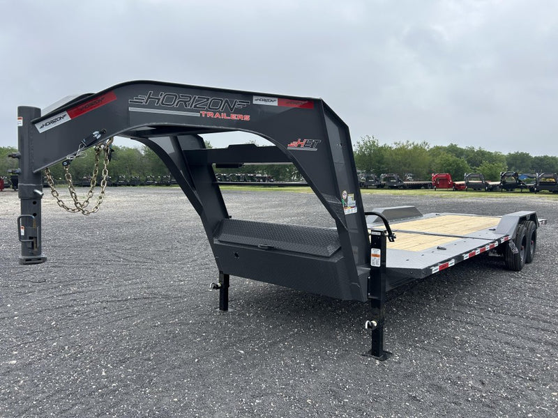 26' Horizon HET Gooseneck Equipment Tilt Trailer Drive Over Fenders - (2) 10K Axles 15457