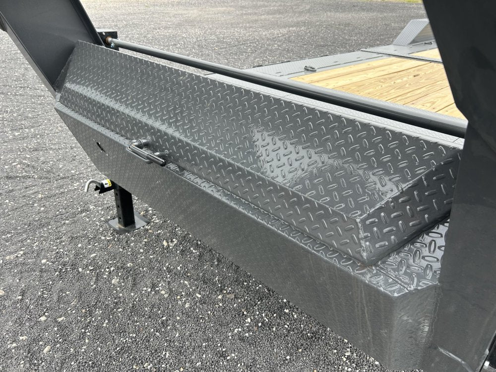 26' Horizon HET Gooseneck Equipment Tilt Trailer Drive Over Fenders - (2) 10K Axles 15457
