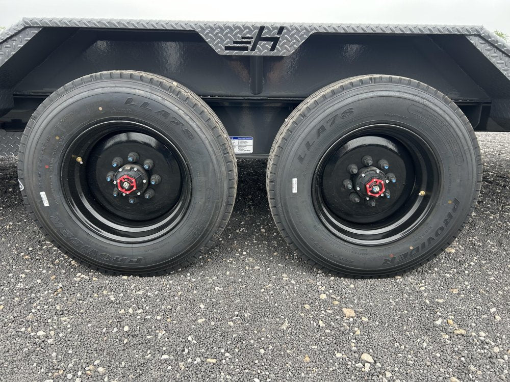 26' Horizon HET Gooseneck Equipment Tilt Trailer Drive Over Fenders - (2) 10K Axles 15457