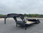 26' Horizon HET Gooseneck Equipment Tilt Trailer Drive Over Fenders - (2) 10K Axles 15457