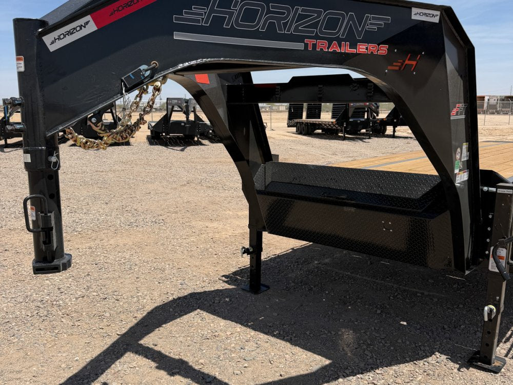 26' Horizon FFT Gooseneck Full Deckover Tilt Trailer - (2) 10K Axles 016929