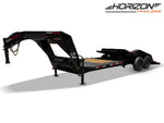 24' Horizon HET Gooseneck Equipment Tilt Trailer Drive Over Fenders - (2) 10K Axles 016852