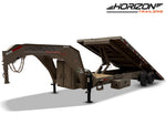28' Horizon FTS Gooseneck Hydraulic Deckover Tilt Trailer - 10K Axles 016527