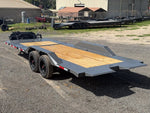 24' Horizon HET Bumper Pull Equipment Tilt Trailer Drive Over Fenders - (2) 10K Axles 015466