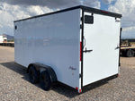 7 x 16 Outback DLX Flat Top V Nose (2) - 3500 lbs Axles 146225