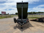 14' Horizon LZ7 Bumper Pull Dump Trailer 42" Side Walls Telescopic Lift Hydraulic Jacks - (2) 7k Axl 14677