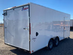 8.5 x 20 DX 10K Flat Top Sloped V Nose Car Hauler (2) - 5200 lb Axles 146217