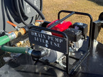1000 Gallon Water Tank Trailer with Pump and Hose 004417