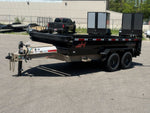 14' Horizon HZ7 Bumper Pull Dump Trailer 24" Side Walls - (2) 7K Axles 017844